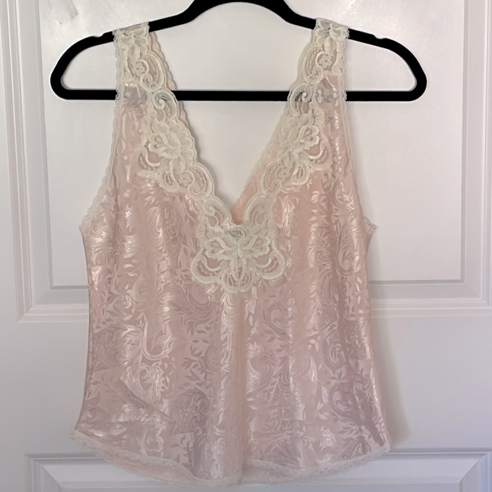 Vintage Silky Peach Cami 34